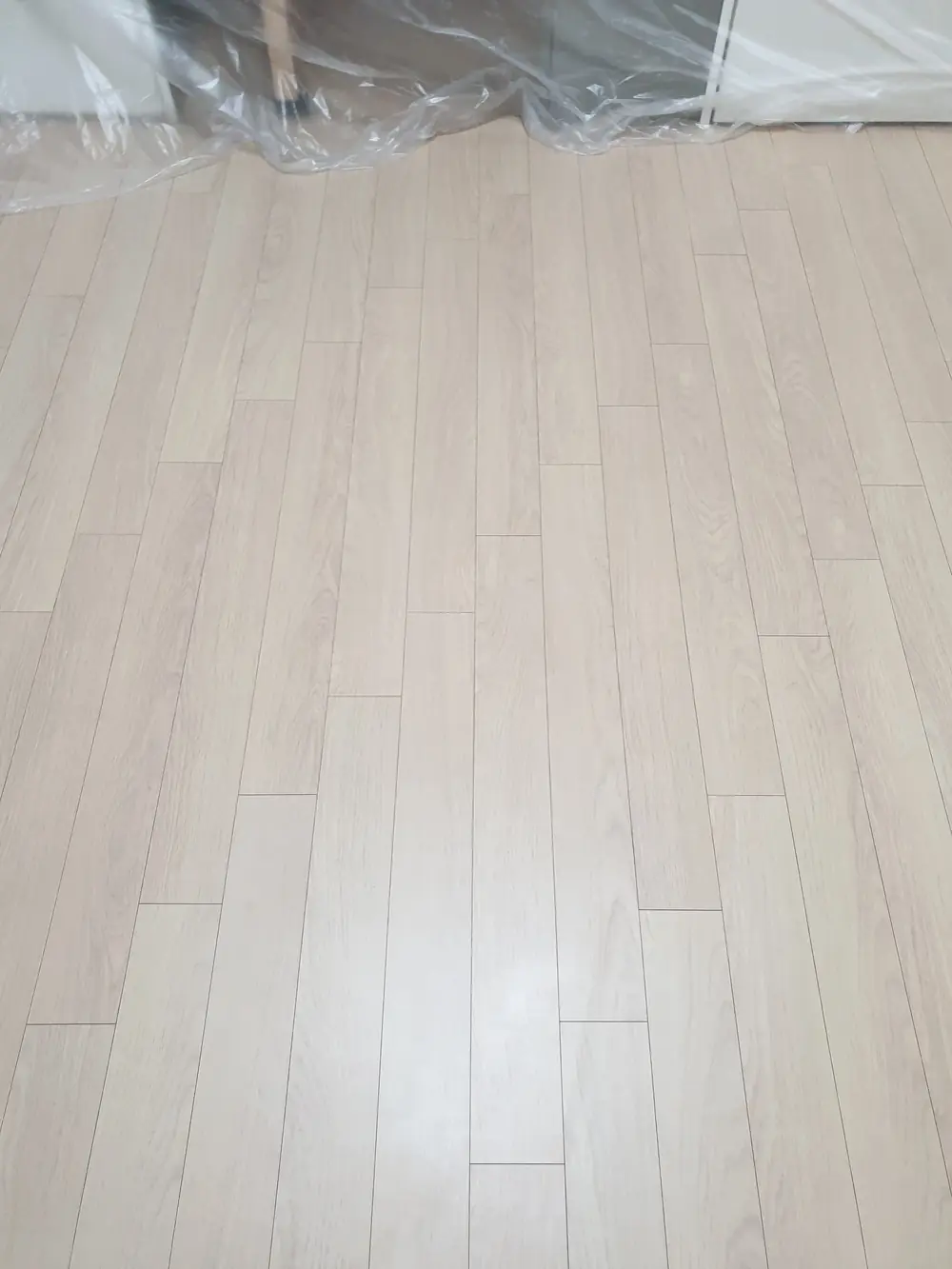 분당 원목마루복원 색바램 시공 후