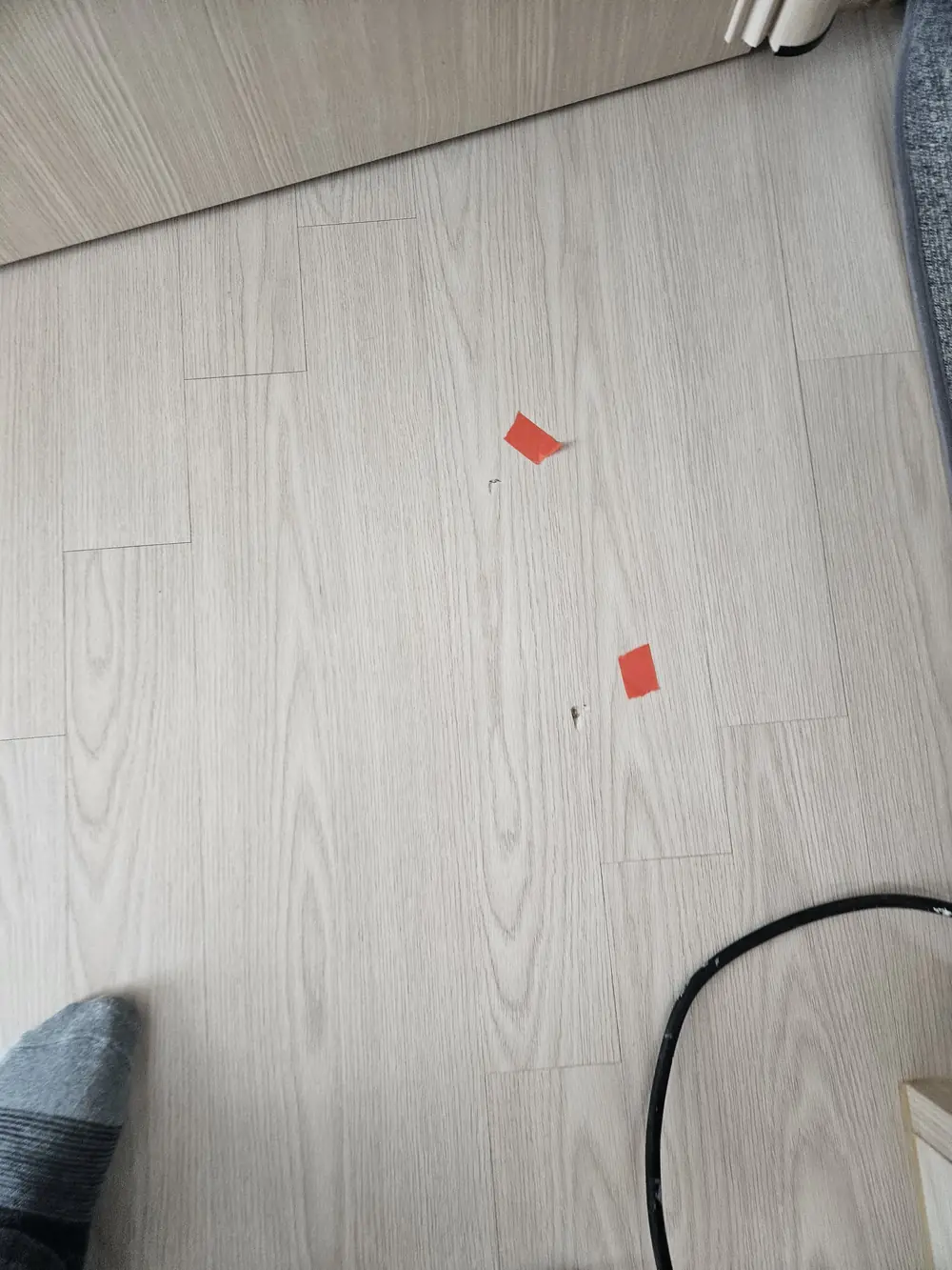 수원 원목마루복원 들뜸 시공 전